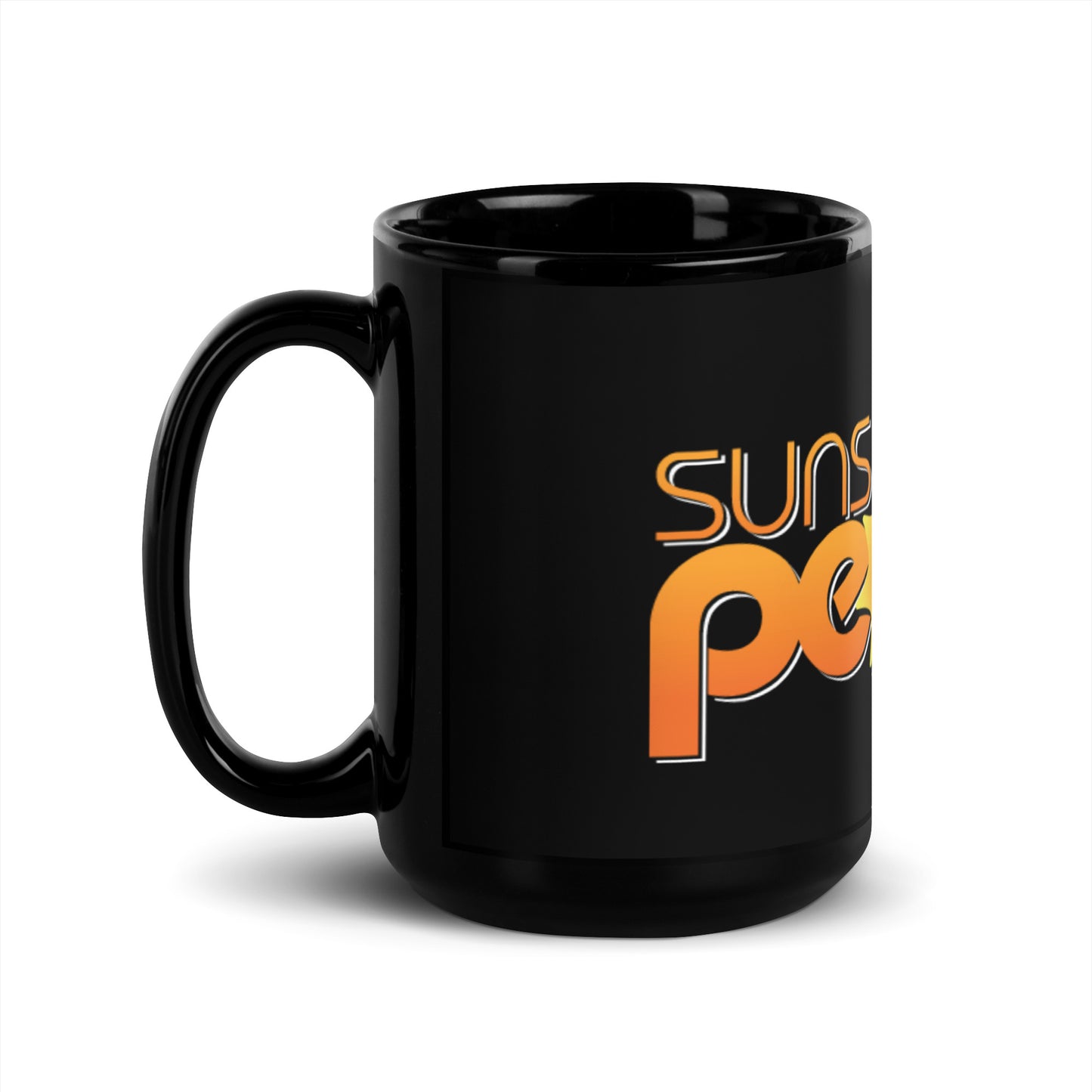 Black Glossy Mug